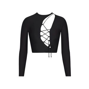 Lace up long sleeve top SKIMS